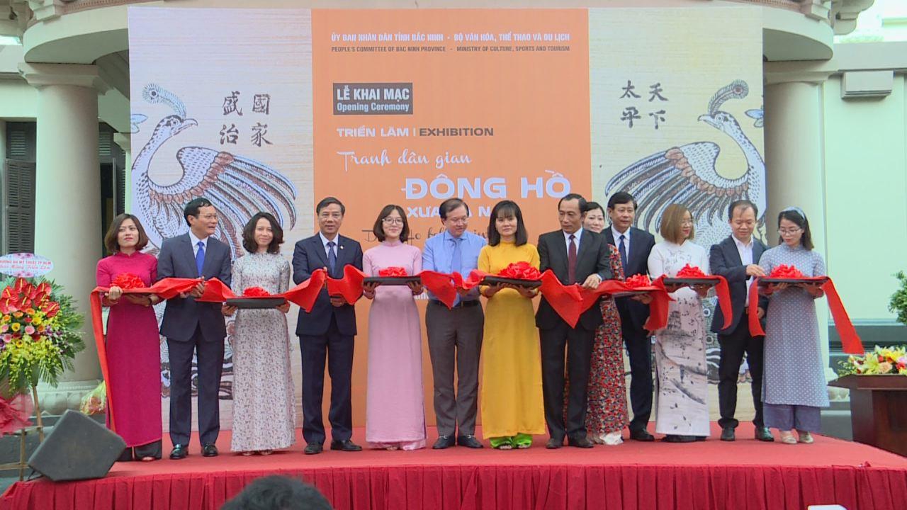 Khai mạc triển lãm “Tranh dân gian Đông Hồ xưa và nay”