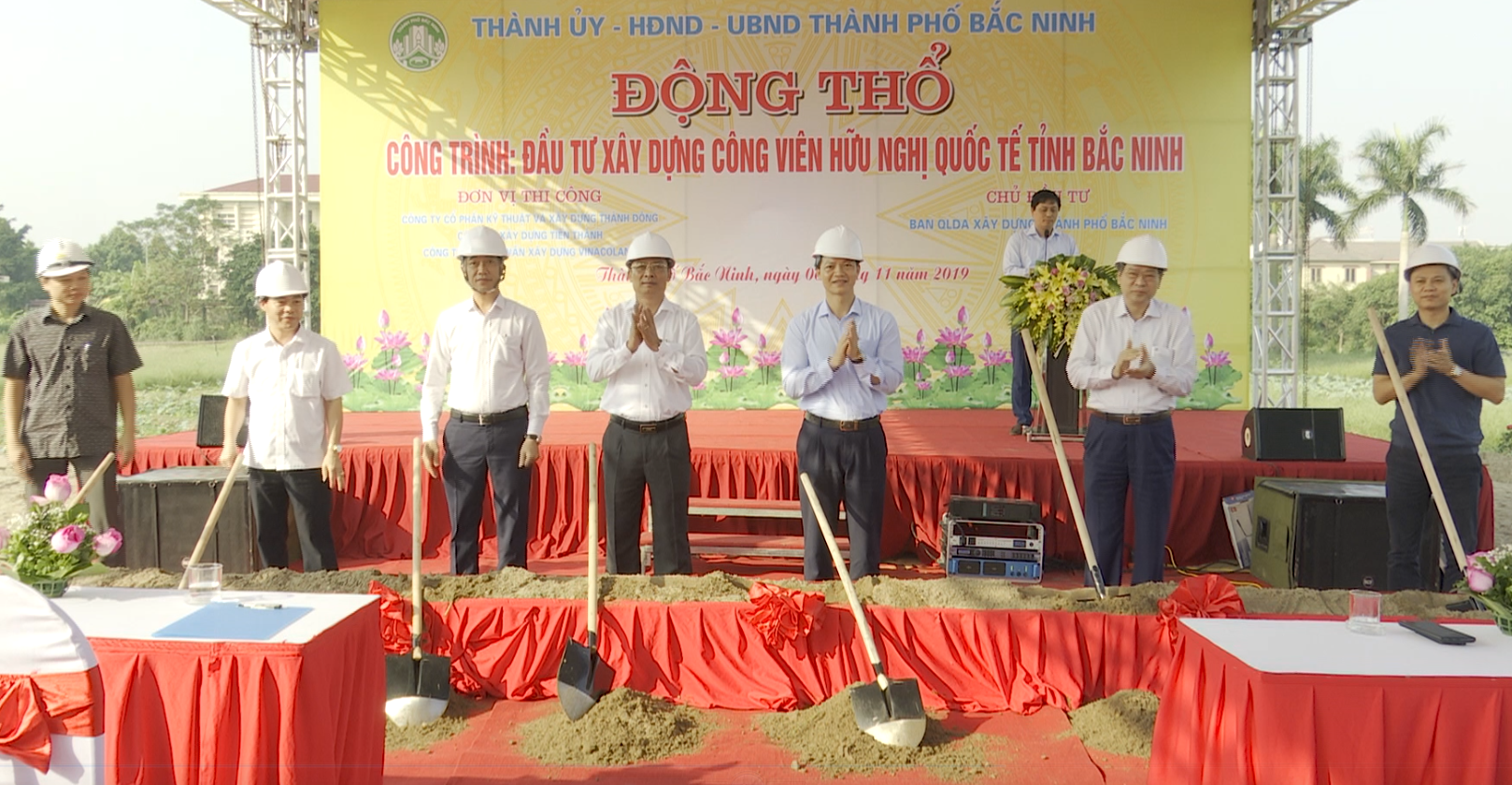 Khởi công Công viên hữu nghị Quốc tế Bắc Ninh