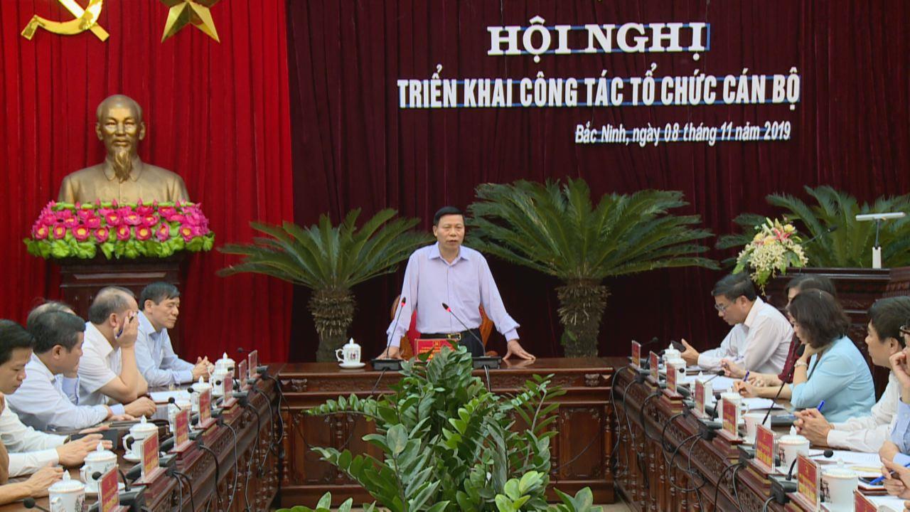 Tỉnh ủy triển khai công tác tổ chức cán bộ