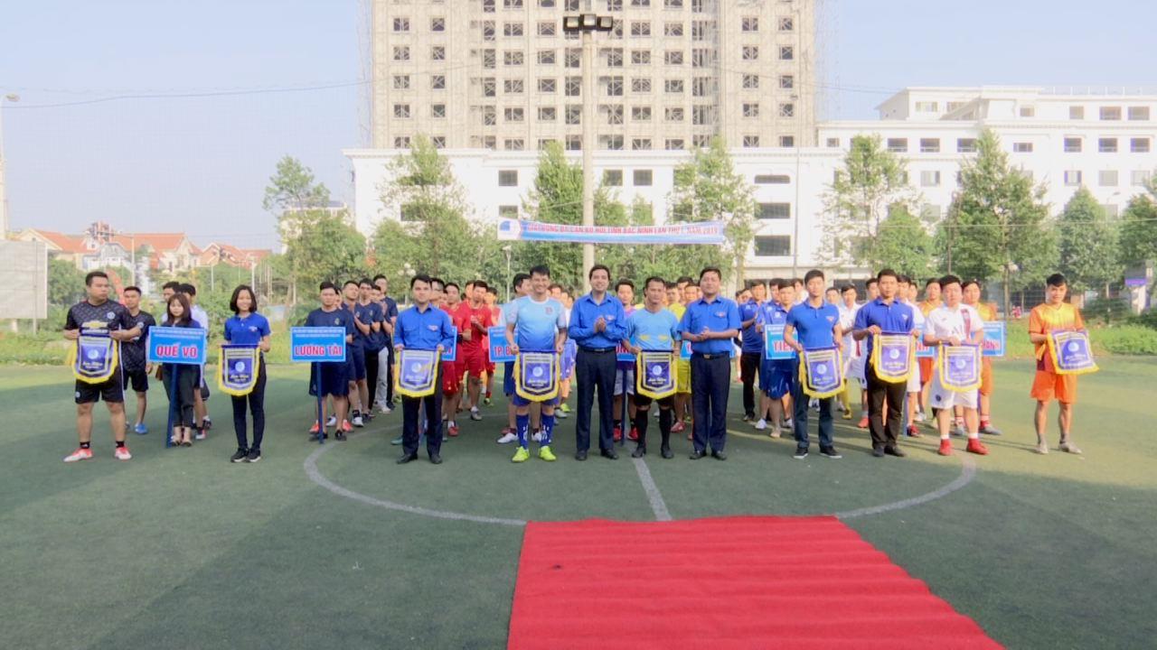 Giải bóng đá cán bộ Hội Liên hiệp Thanh niên tỉnh Bắc Ninh năm 2019