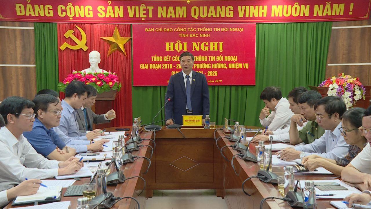 Bắc Ninh: Đánh giá công tác thông tin đối ngoại giai đoạn 2016 – 2020