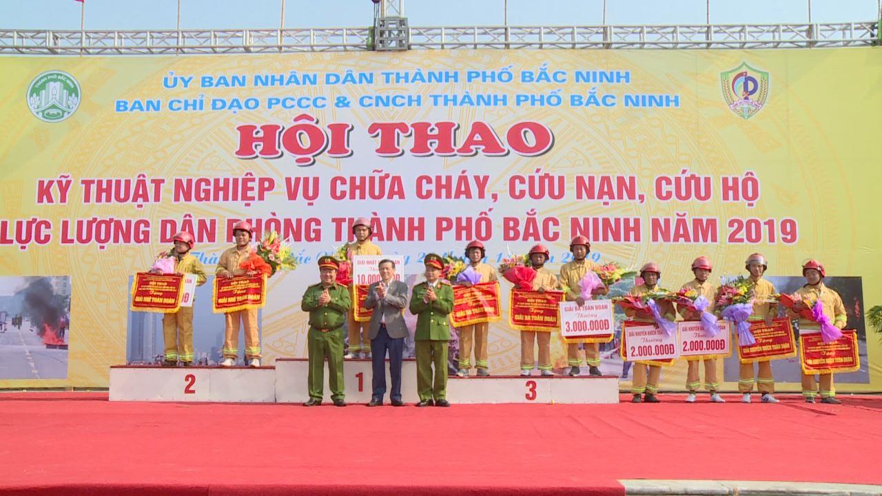Hội thao Kỹ thuật nghiệp vụ chữa cháy và cứu nạn cứu hộ thành phố Bắc Ninh