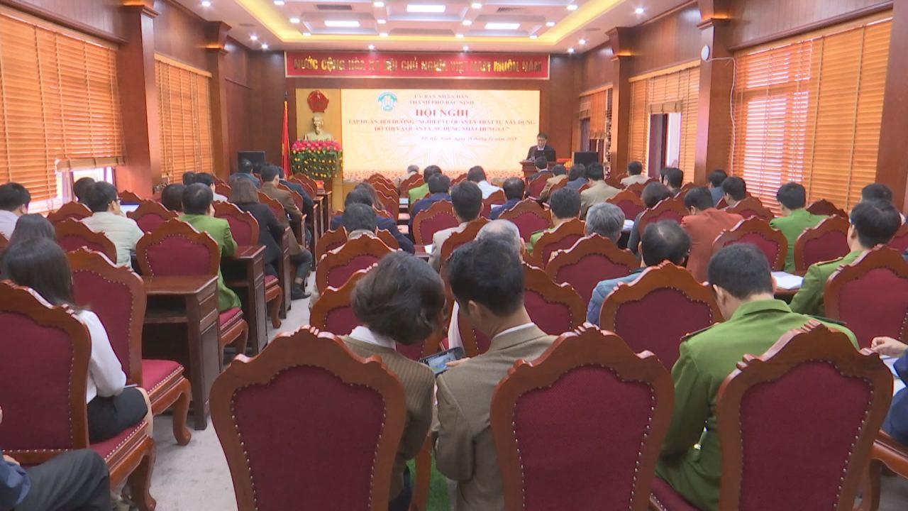 Thành phố Bắc Ninh tập huấn nghiệp vụ quản lý trật tự xây dựng đô thị