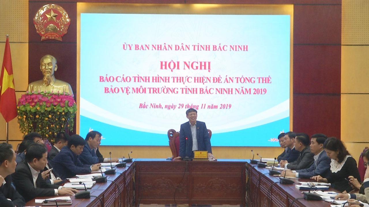 UBND tỉnh đánh giá tiến độ thực hiện Đề án tổng thể bảo vệ môi trường