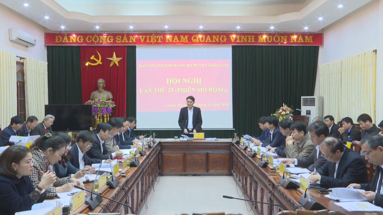 Hội nghị Ban Chấp hành Đảng bộ huyện Lương Tài khóa XXI lần thứ 25