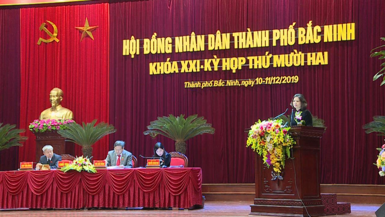 Kỳ họp thứ 12, HĐND thành phố Bắc Ninh khóa XXI