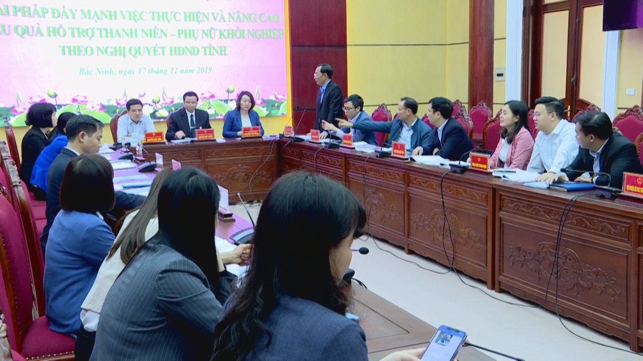 Hội thảo "Giải pháp đẩy mạnh việc thực hiện và nâng cao hiệu quả hỗ trợ Thanh niên - Phụ nữ khởi nghiệp theo Nghị quyết của HĐND tỉnh"