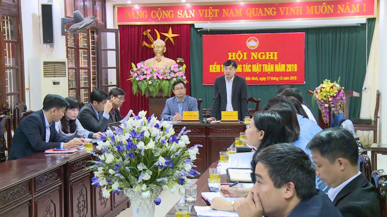 Ủy ban Trung ương MTTQ Việt Nam  kiểm tra công tác Mặt trận tại Bắc Ninh