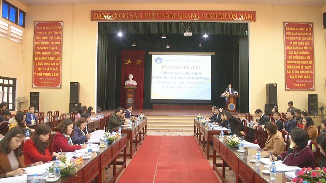 Hội thảo hoạt động trải nghiệm sáng tạo ở trường THCS