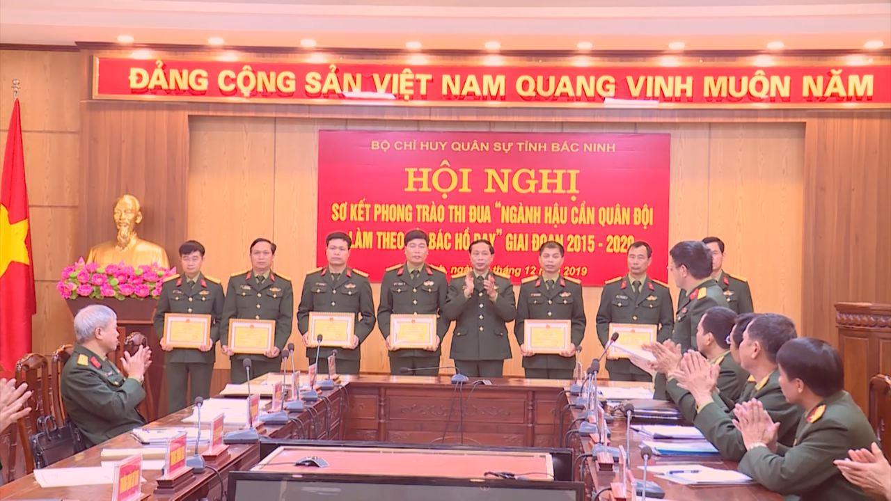 Sơ kết phong trào thi đua “Ngành Hậu cần Quân đội làm theo lời Bác dạy”