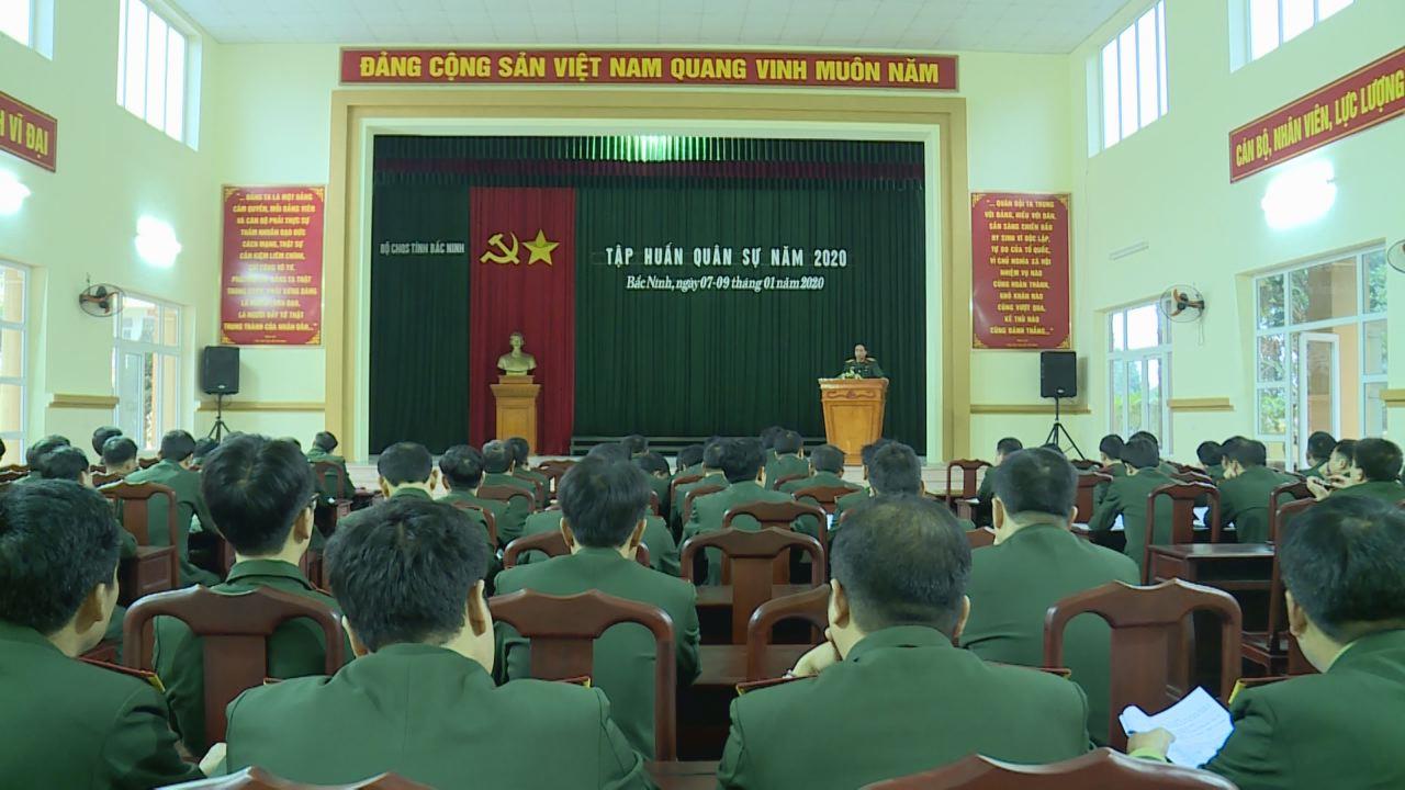 Bộ CHQS tỉnh tập huấn quân sự năm 2020