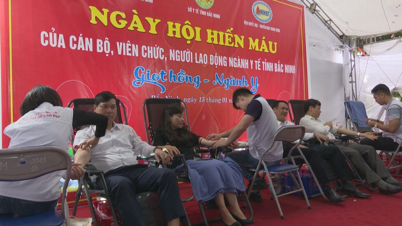 Ngành Y tế Bắc Ninh tổ chức hiến máu nhân đạo