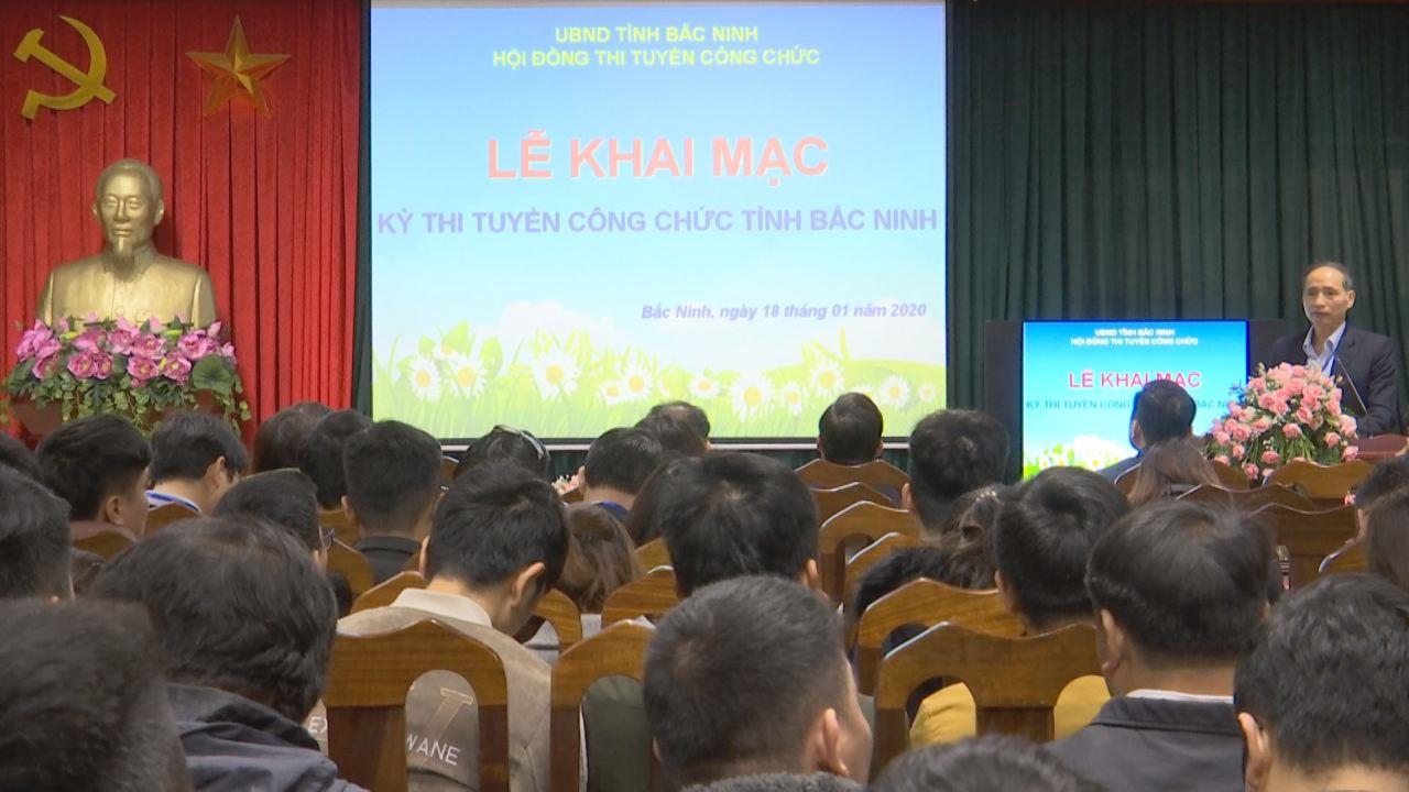 Khai mạc kỳ thi tuyển công chức tỉnh Bắc Ninh năm 2019