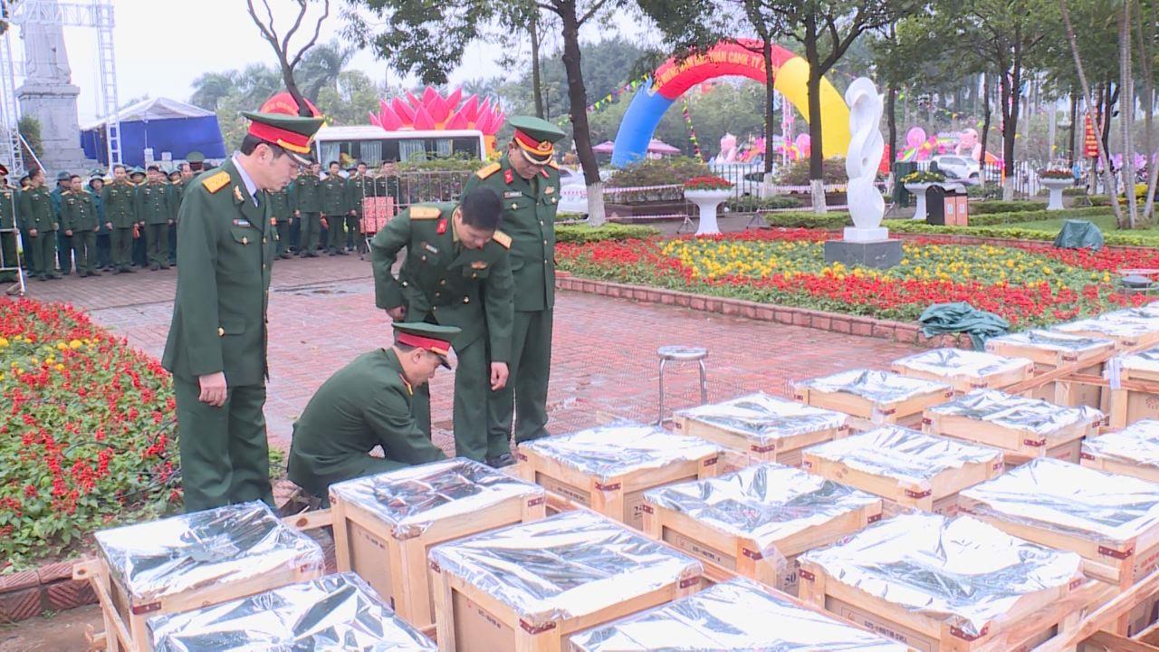Bộ Chỉ huy Quân sự tỉnh kiểm tra công tác chuẩn bị bắn pháo hoa đêm giao thừa