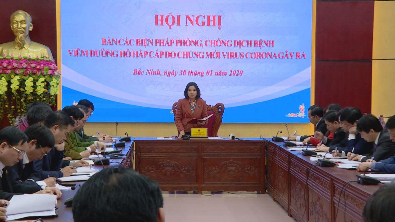 UBND tỉnh tổ chức bàn giải pháp phòng, chống dịch viêm phổi Corona 