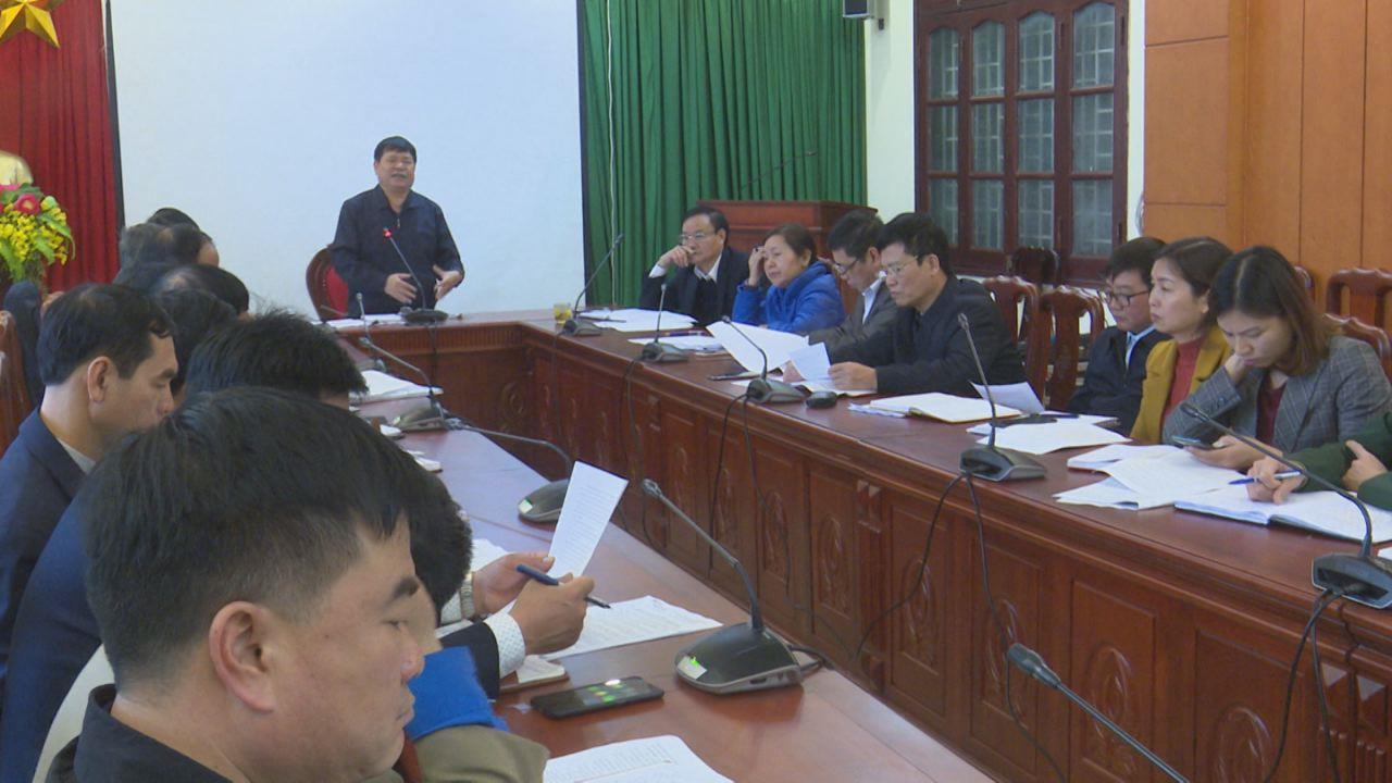 Huyện Thuận Thành họp Ban Chỉ đạo phòng chống dịch bệnh  viêm đường hô hấp do chủng virus corona