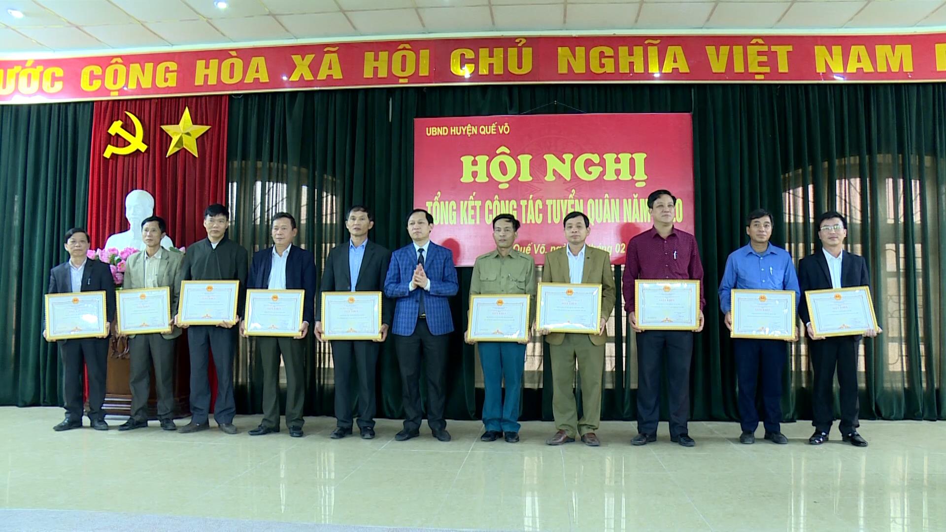 Huyện Quế Võ tổng kết công tác tuyển quân năm 2020
