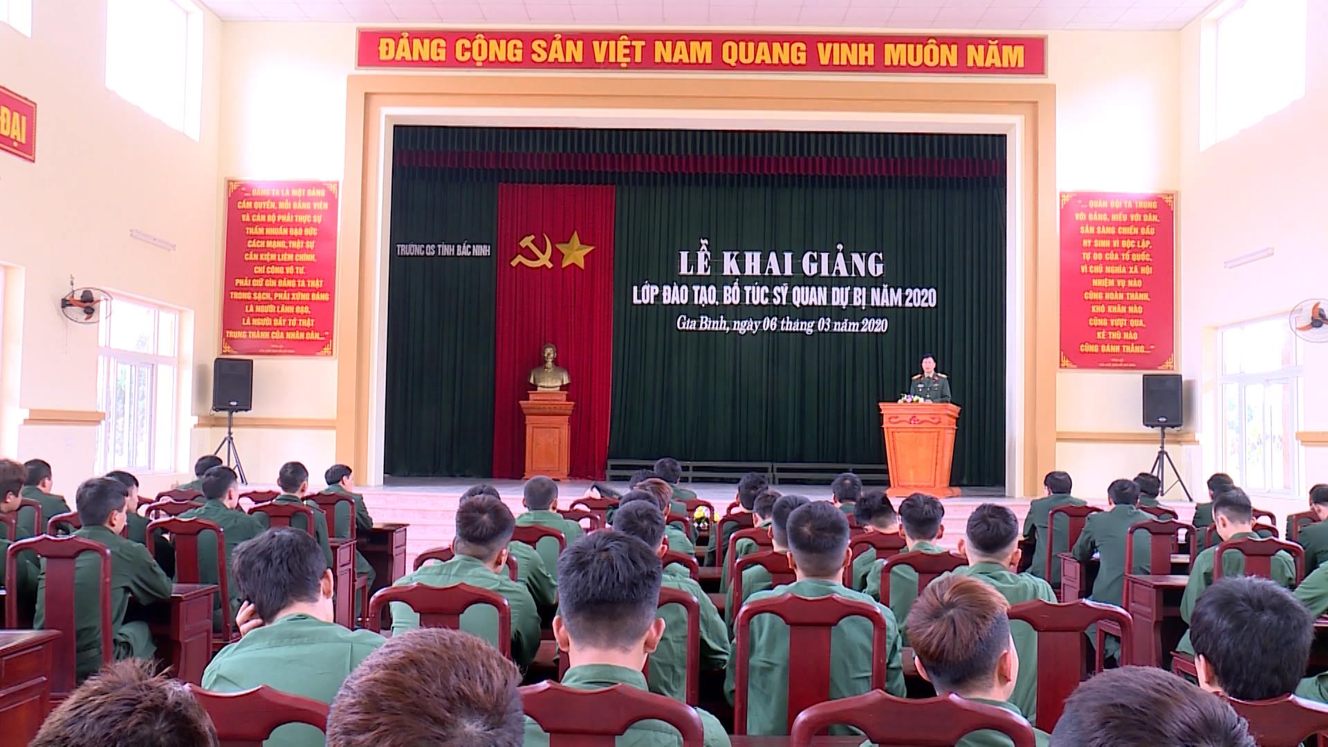 Khai giảng đào tạo Sỹ quan dự bị năm 2020
