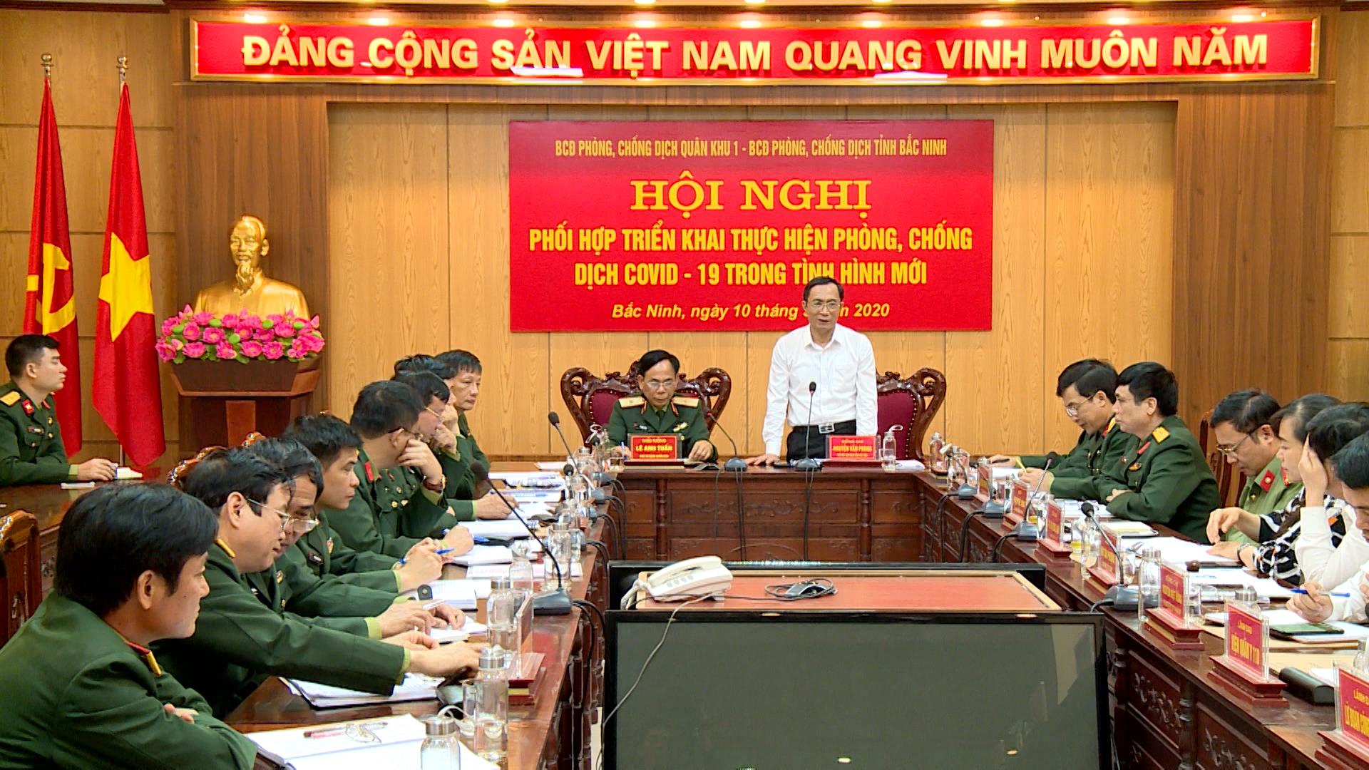 Hội nghị phối hợp triển khai phòng, chống dịch COVID-19