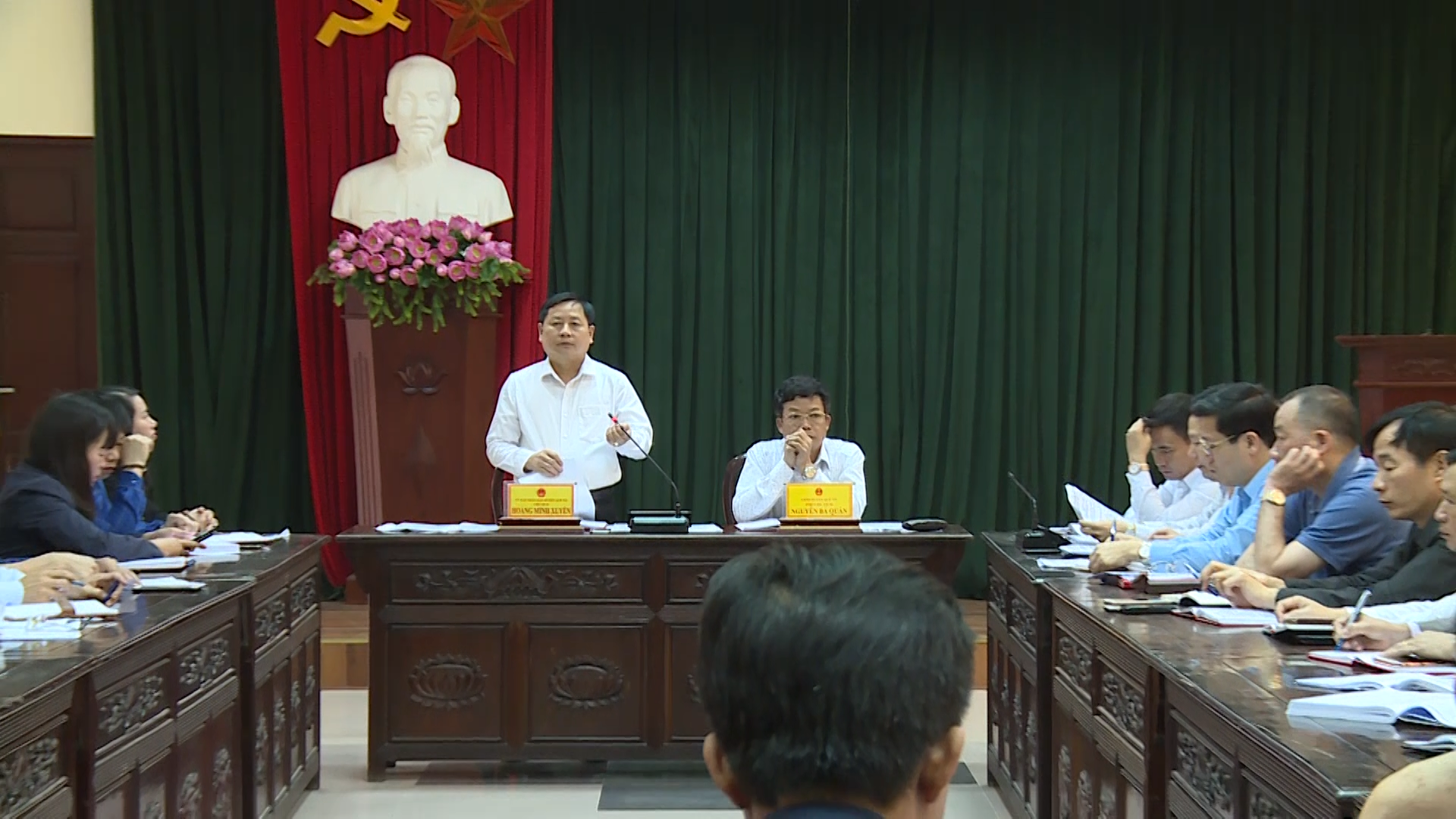 Quế Võ họp Ban Chỉ đạo đẩy mạnh công tác phòng chống dịch Covid-19