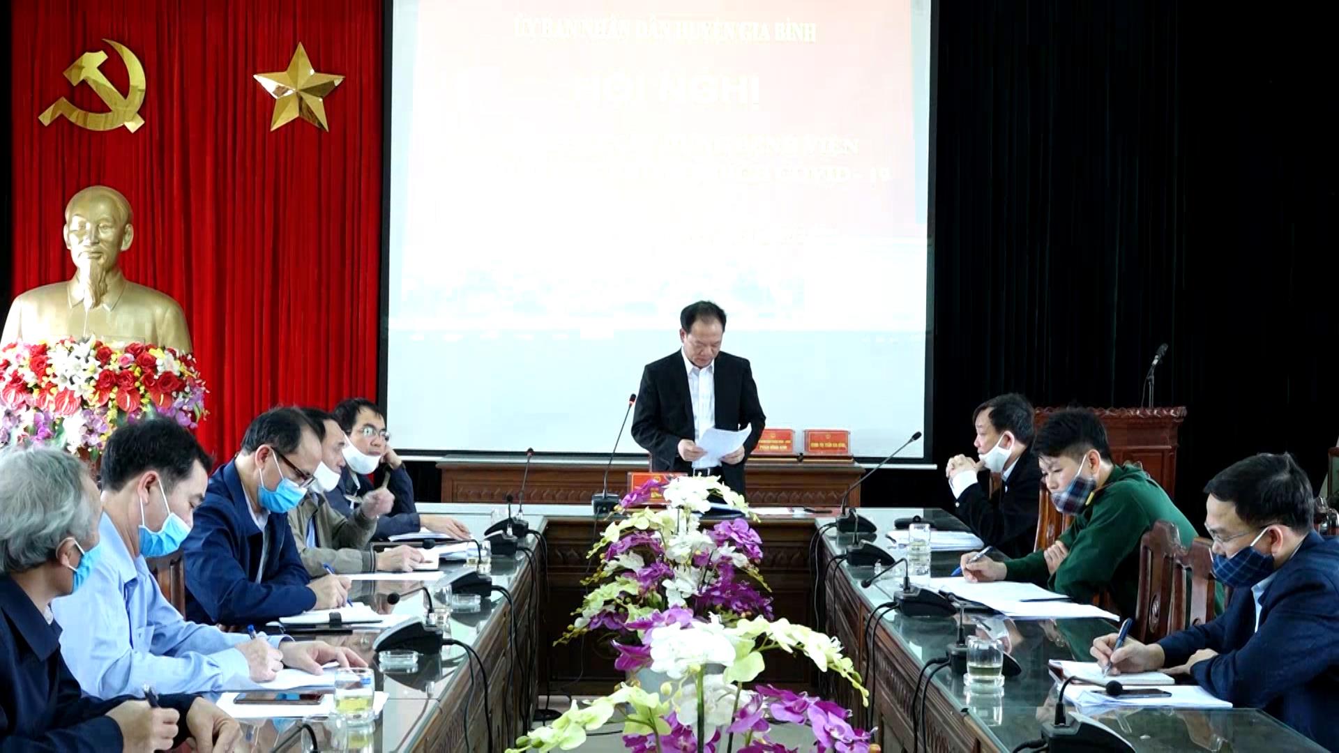 Gia Bình triển khai xây dựng bệnh viện dã chiến ứng phó với dịch Covid-19