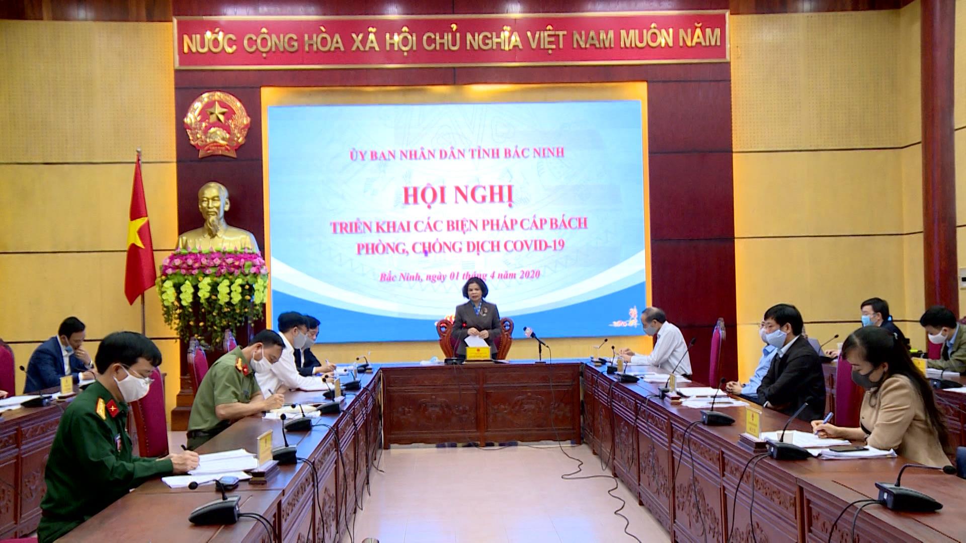 UBND tỉnh triển khai các giải pháp cấp bách phòng chống dịch Covid-19