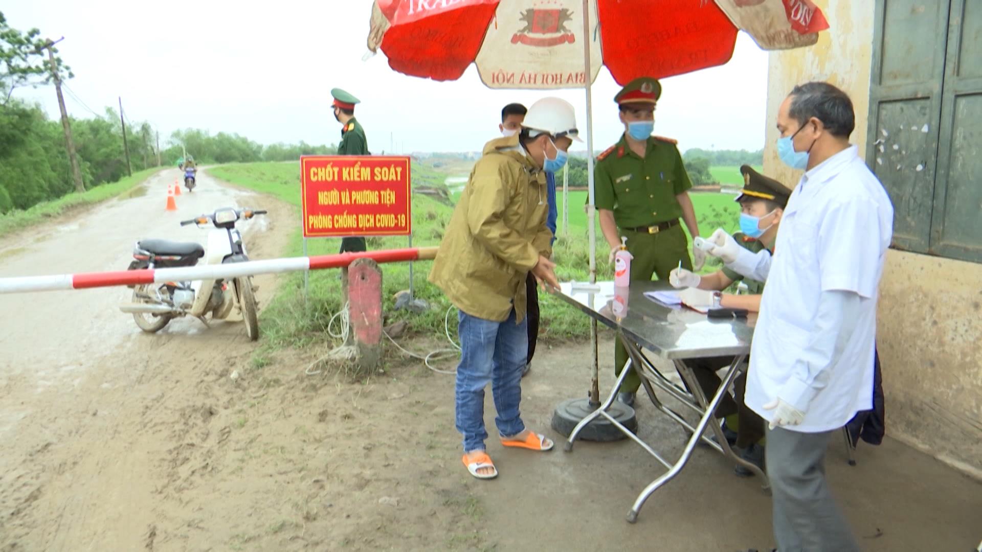 Tiên Du lập chốt kiểm soát dịch bệnh Covid- 19