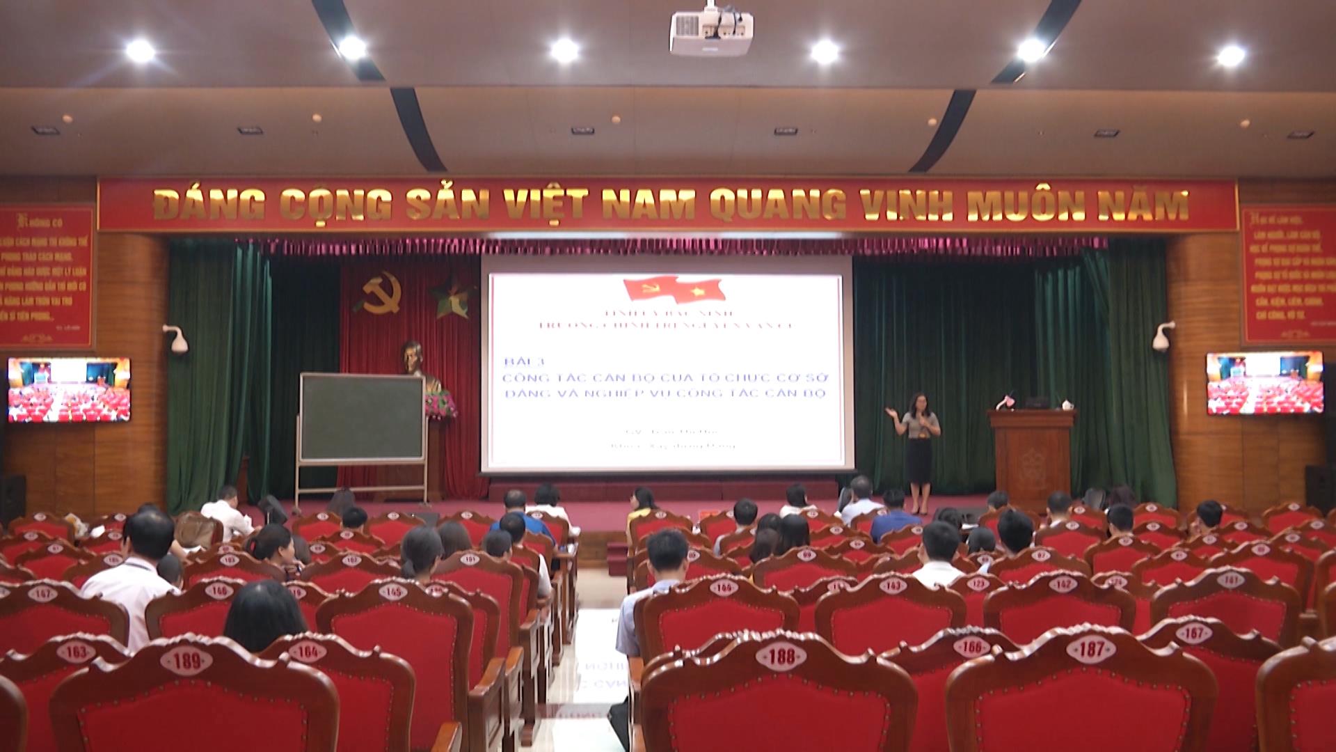 Trường Chính trị Nguyễn Văn Cừ tổ chức Thao giảng năm 2020