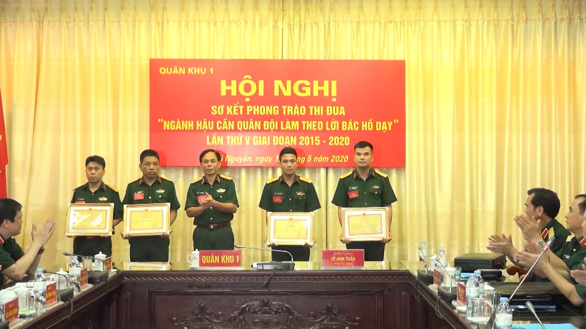 Quân khu 1 sơ kết thi đua 5 năm lần thứ năm “Ngành Hậu cần Quân đội làm theo lời Bác Hồ dạy” 2015-2020