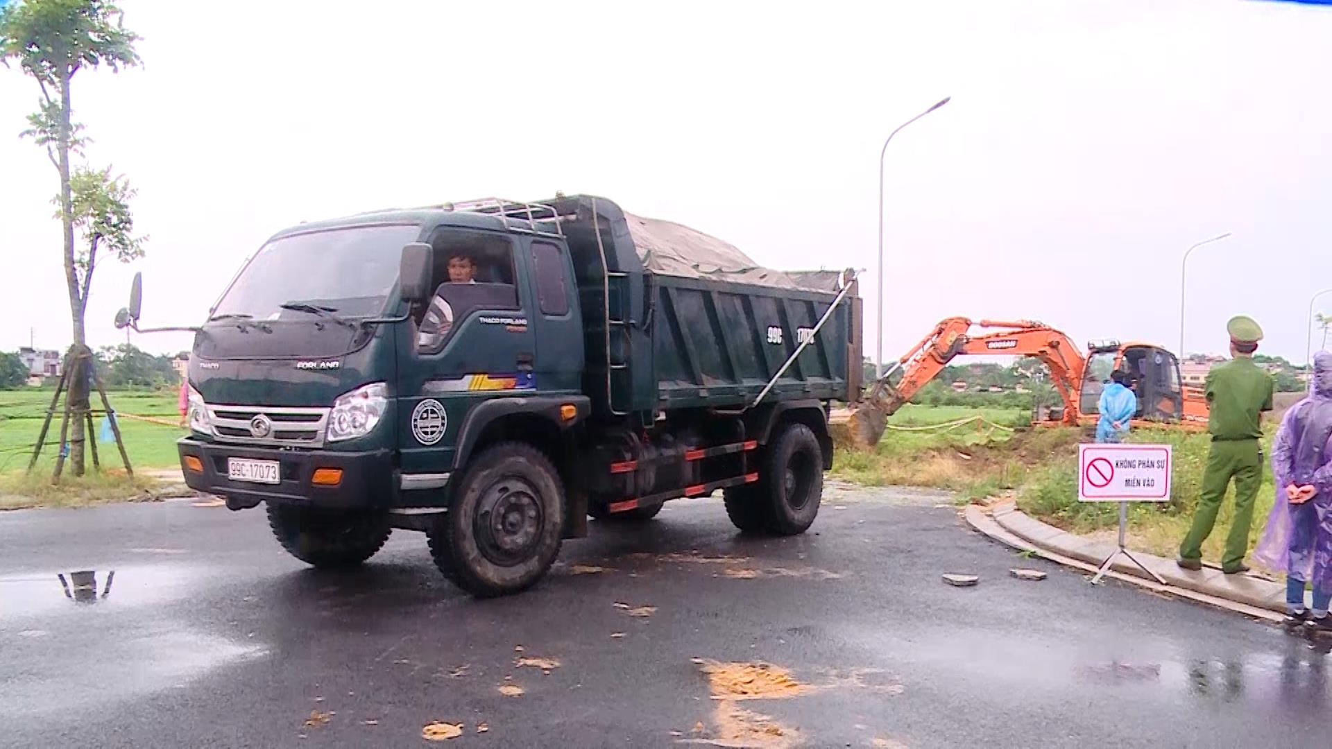Thành phố Bắc Ninh giải phóng mặt bằng thực hiện dự án tạo vốn xây dựng cơ sở hạ tầng khu Thụ Ninh, phường Vạn An