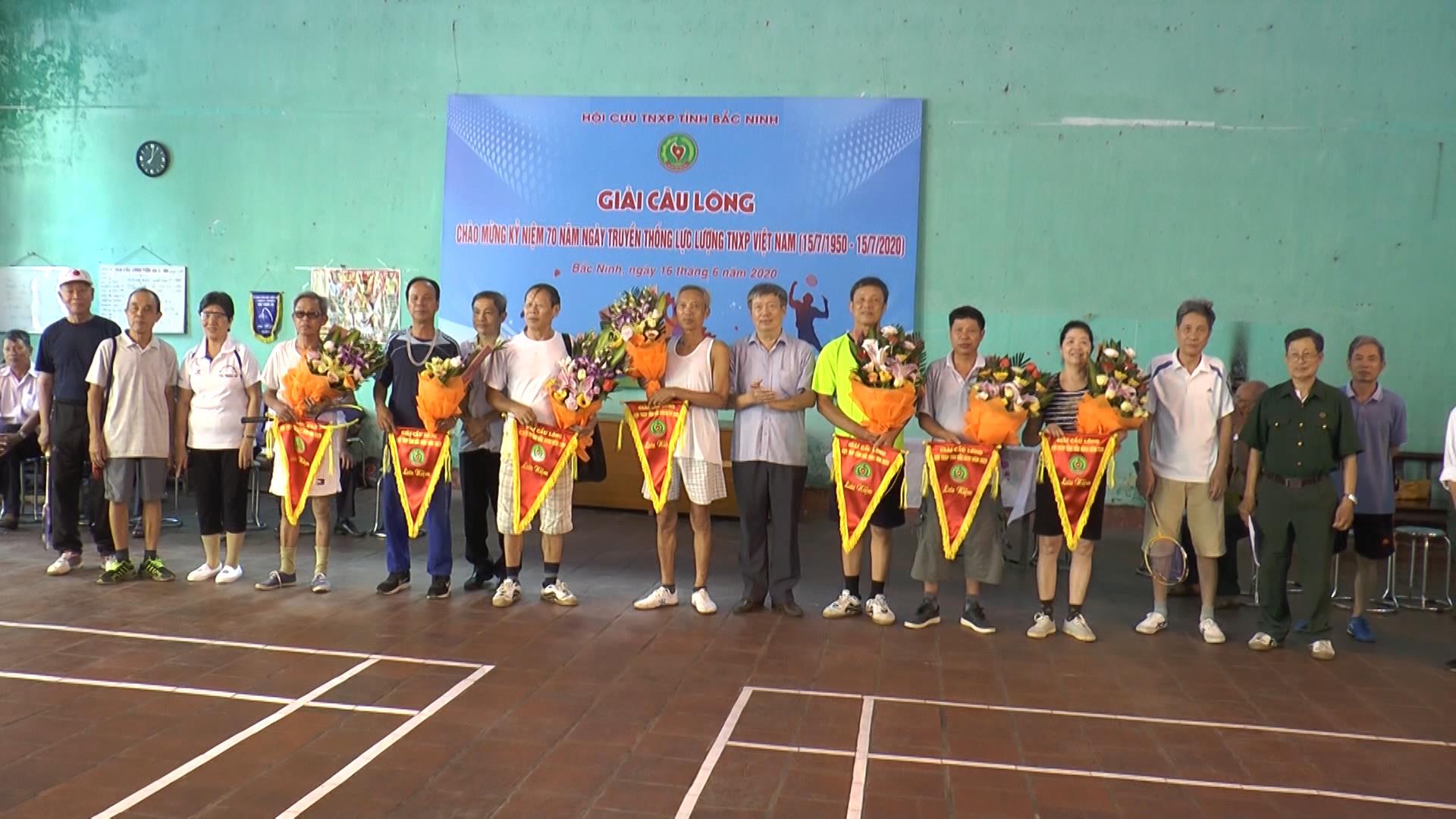 Giải Cầu lông Hội Cựu thanh niên xung phong tỉnh