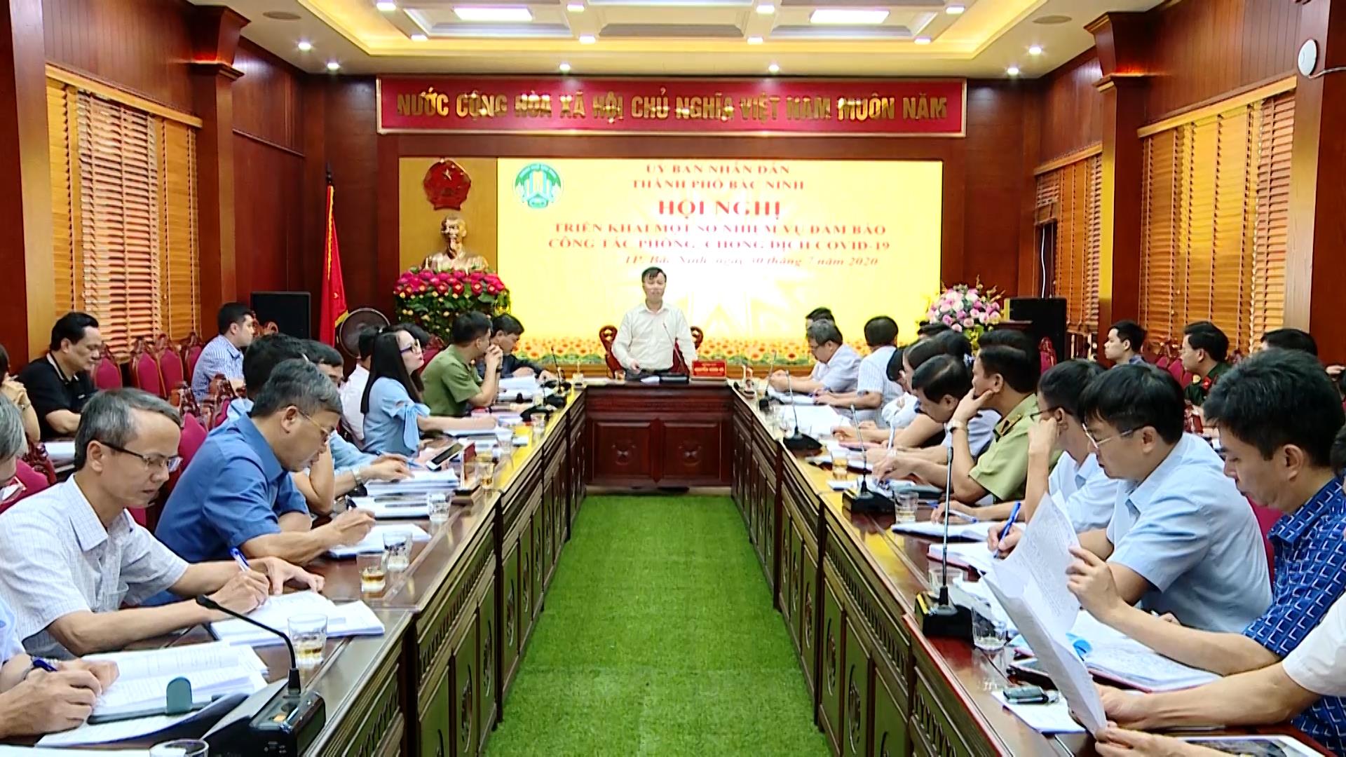 Thành phố Bắc Ninh triển khai công tác phòng, chống dịch Covid-19