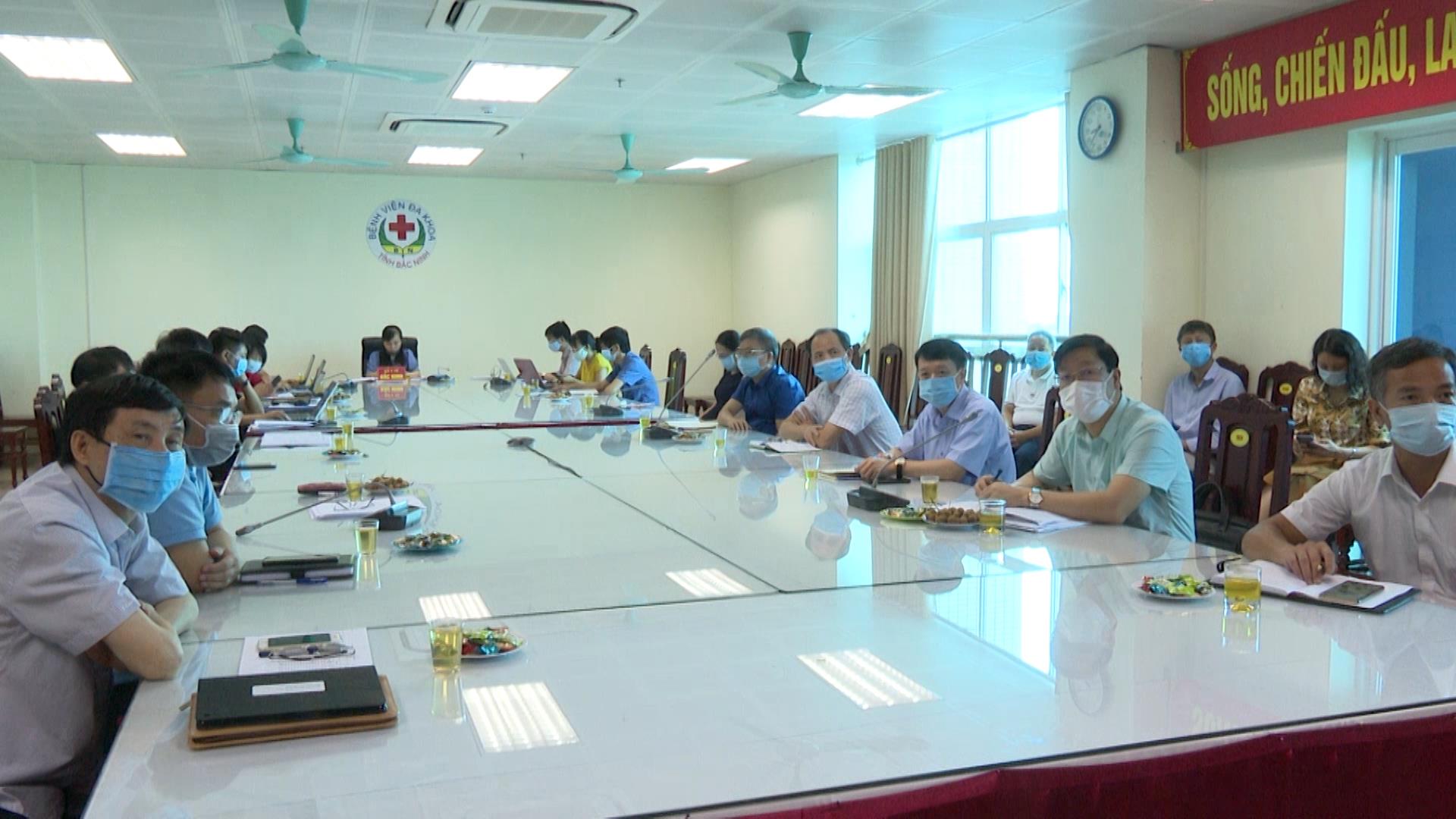 Bộ Y tế trực tuyến về tăng cường công tác phòng, chống dịch Covid - 19