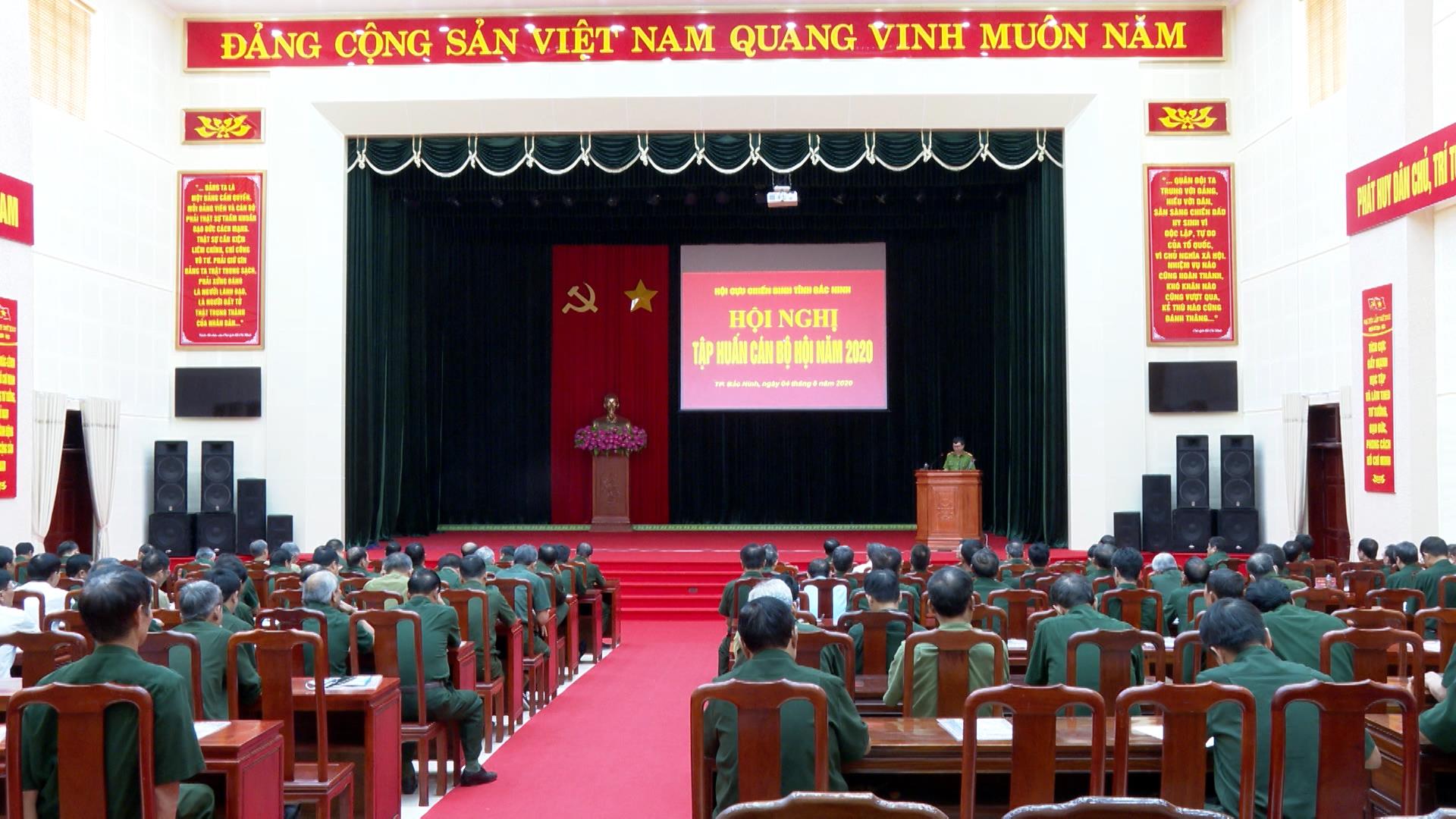 Hội Cựu Chiến binh tỉnh tập huấn nghiệp vụ công tác năm 2020