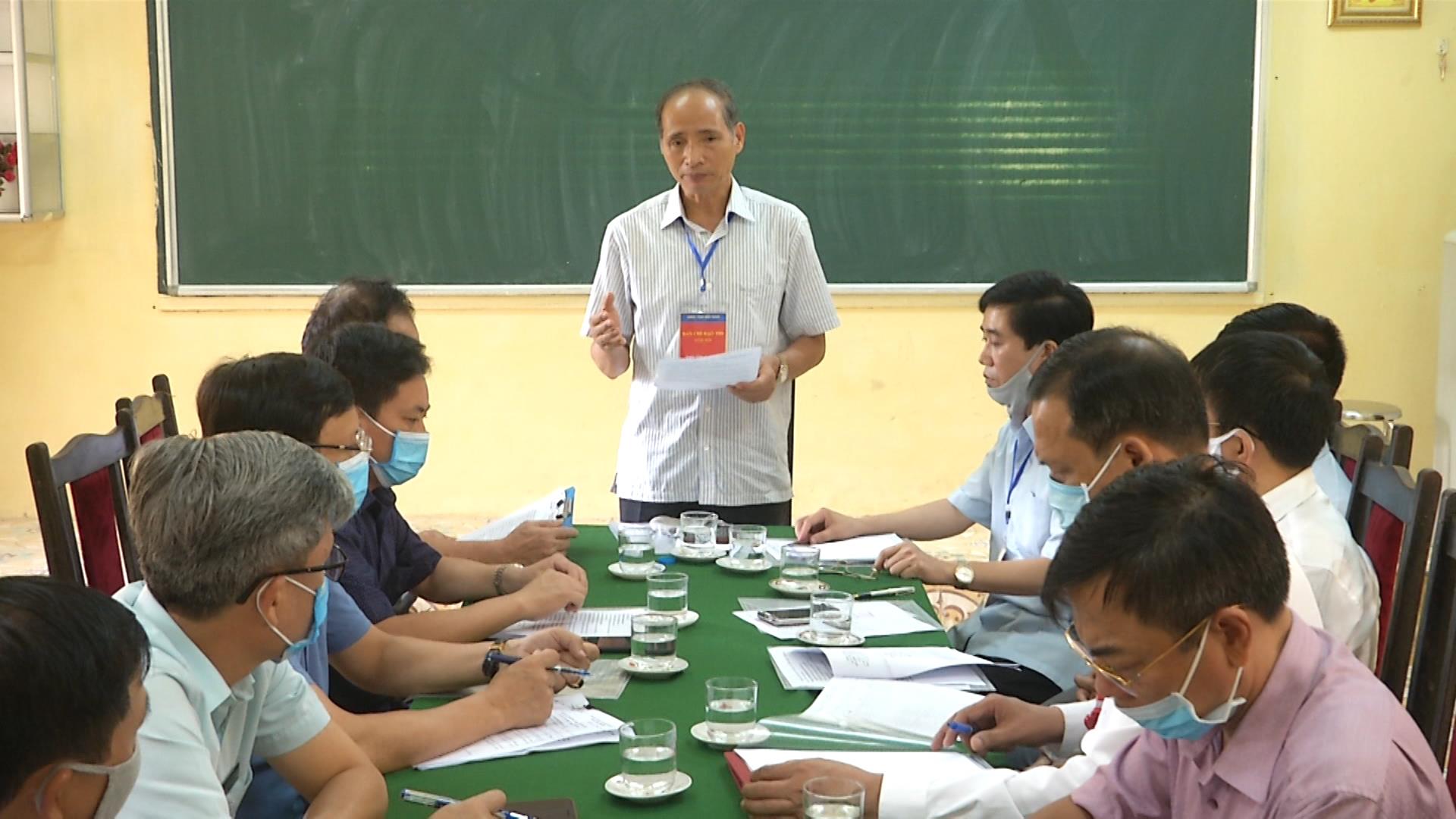Các đồng chí lãnh đạo tỉnh kiểm tra công tác chuẩn bị kỳ thi tốt nghiệp THPT 2020
