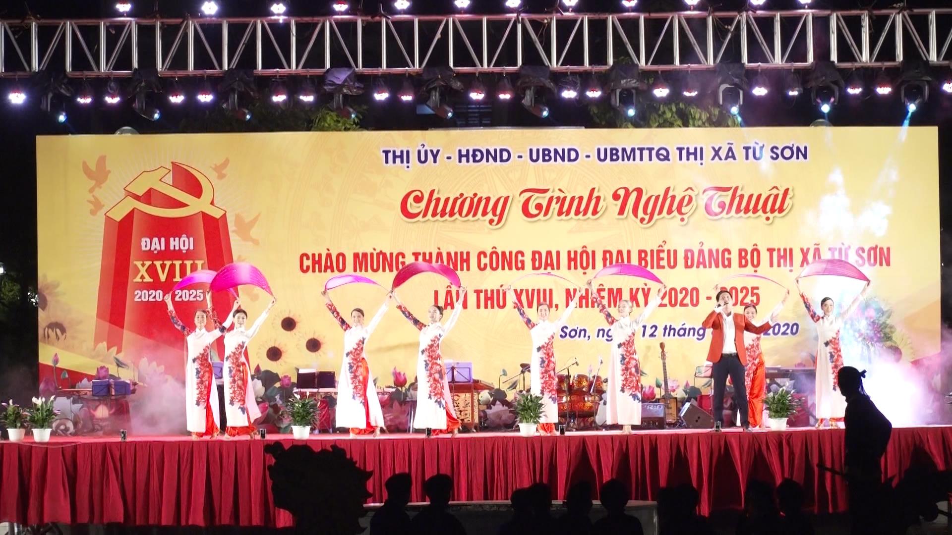 Thị xã Từ Sơn tổ chức chương trình nghệ thuật đặc biệt chào mừng thành công Đại hội đại biểu Đảng bộ thị xã lần thứ XVIII, nhiệm kỳ 2020-2025