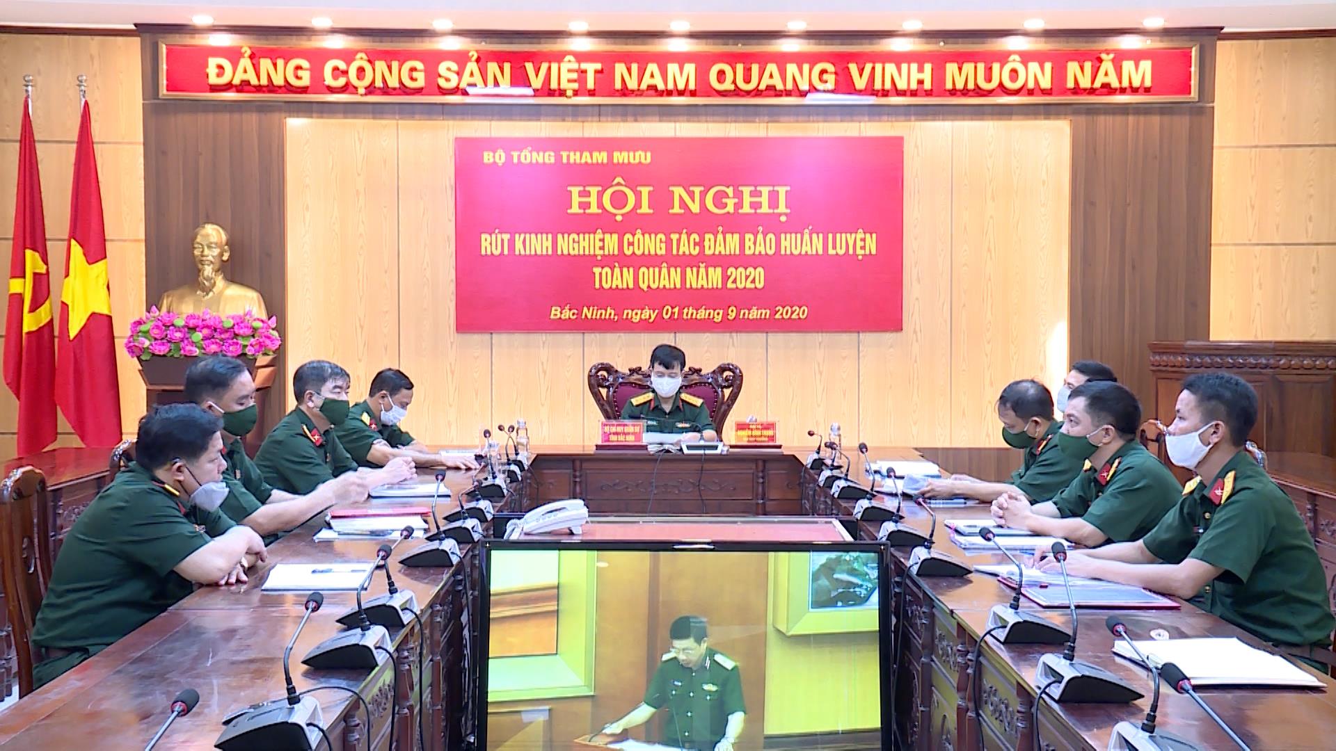 Hội nghị rút kinh nghiệm công tác bảo đảm huấn luyện toàn quân năm 2020 