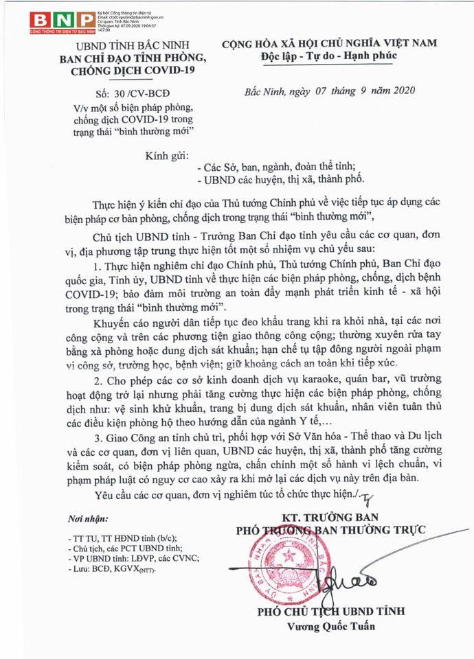 UBND tỉnh chỉ đạo phòng, chống dịch trong trạng thái "bình thường mới"