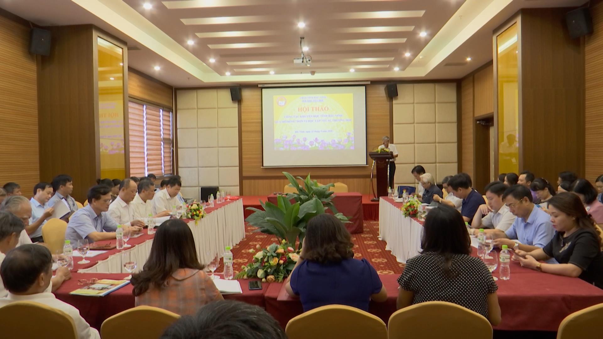 Hội thảo: Khuyến học Bắc Ninh qua mô hình “Đơn vị học tập” trường học