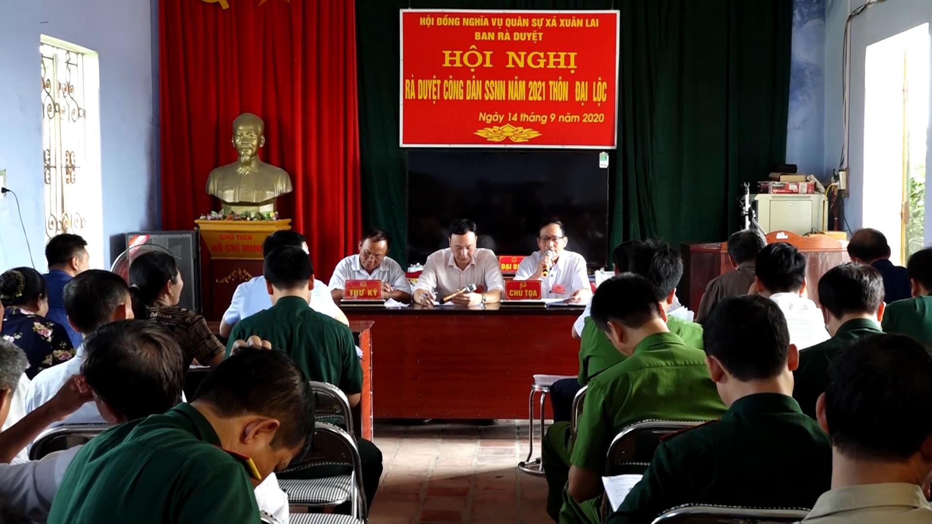Gia Bình hoàn thành rà duyệt công dân sẵn sàng nhập ngũ năm 2021