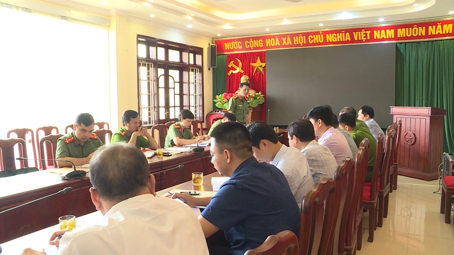 Công an tỉnh thanh tra công tác PCCC tại huyện Thuận Thành