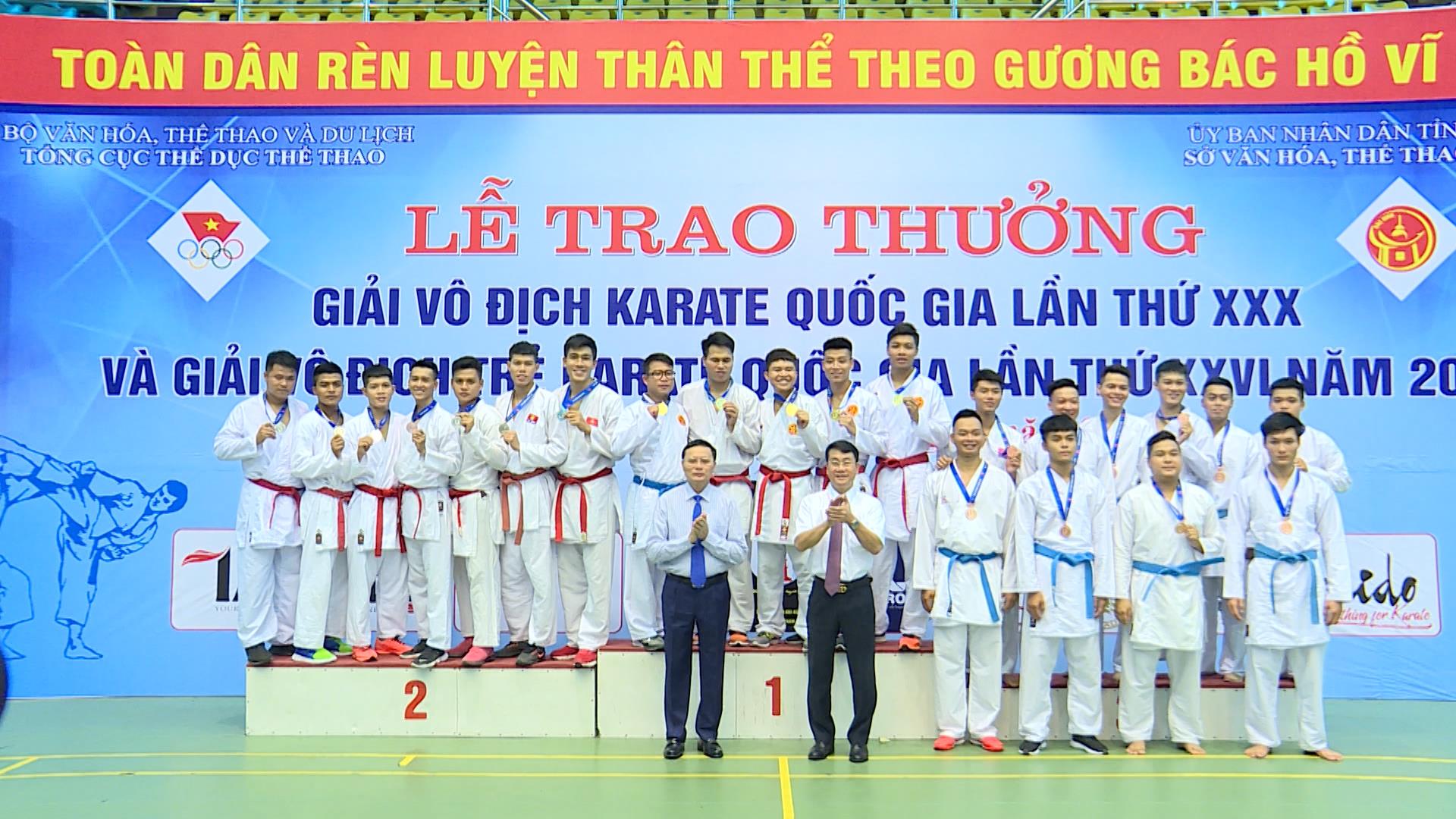 Kết thúc Giải vô địch Karate toàn quốc năm 2020