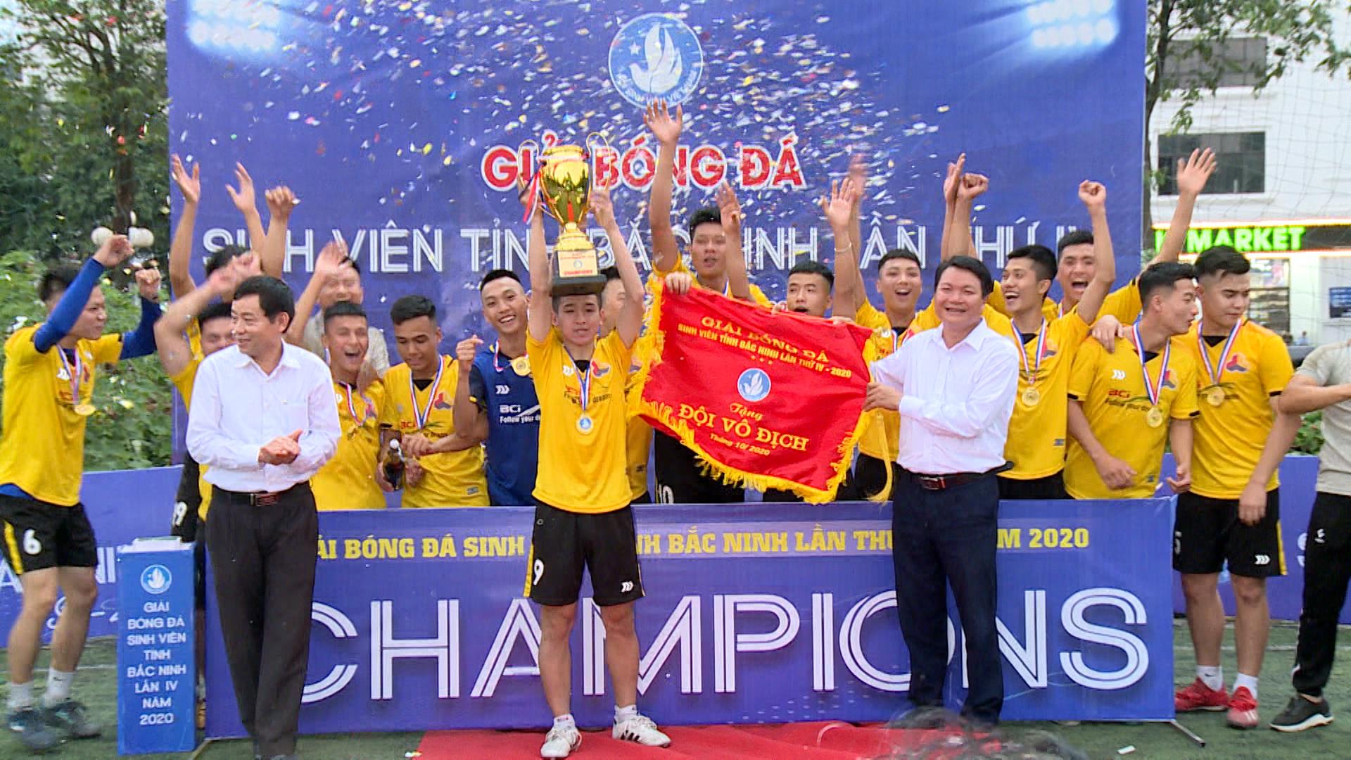 Bế mạc Giải bóng đá sinh viên tỉnh Bắc Ninh lần thứ IV