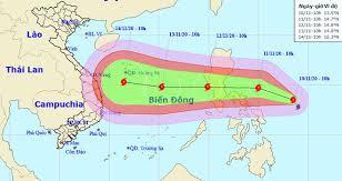 TIN BÃO GẦN BIỂN ĐÔNG 					(Cơn bão Vamco)