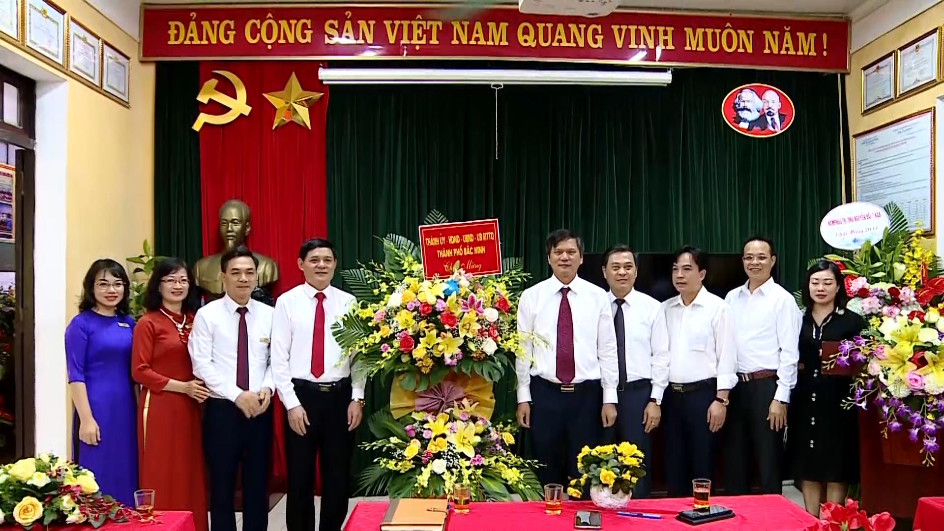 Bí thư Thành ủy Bắc Ninh chúc mừng ngày Nhà giáo Việt Nam 20/11
