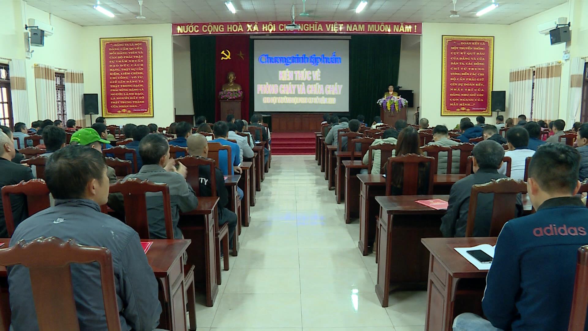 Huyện Yên Phong tập huấn công tác PCCC