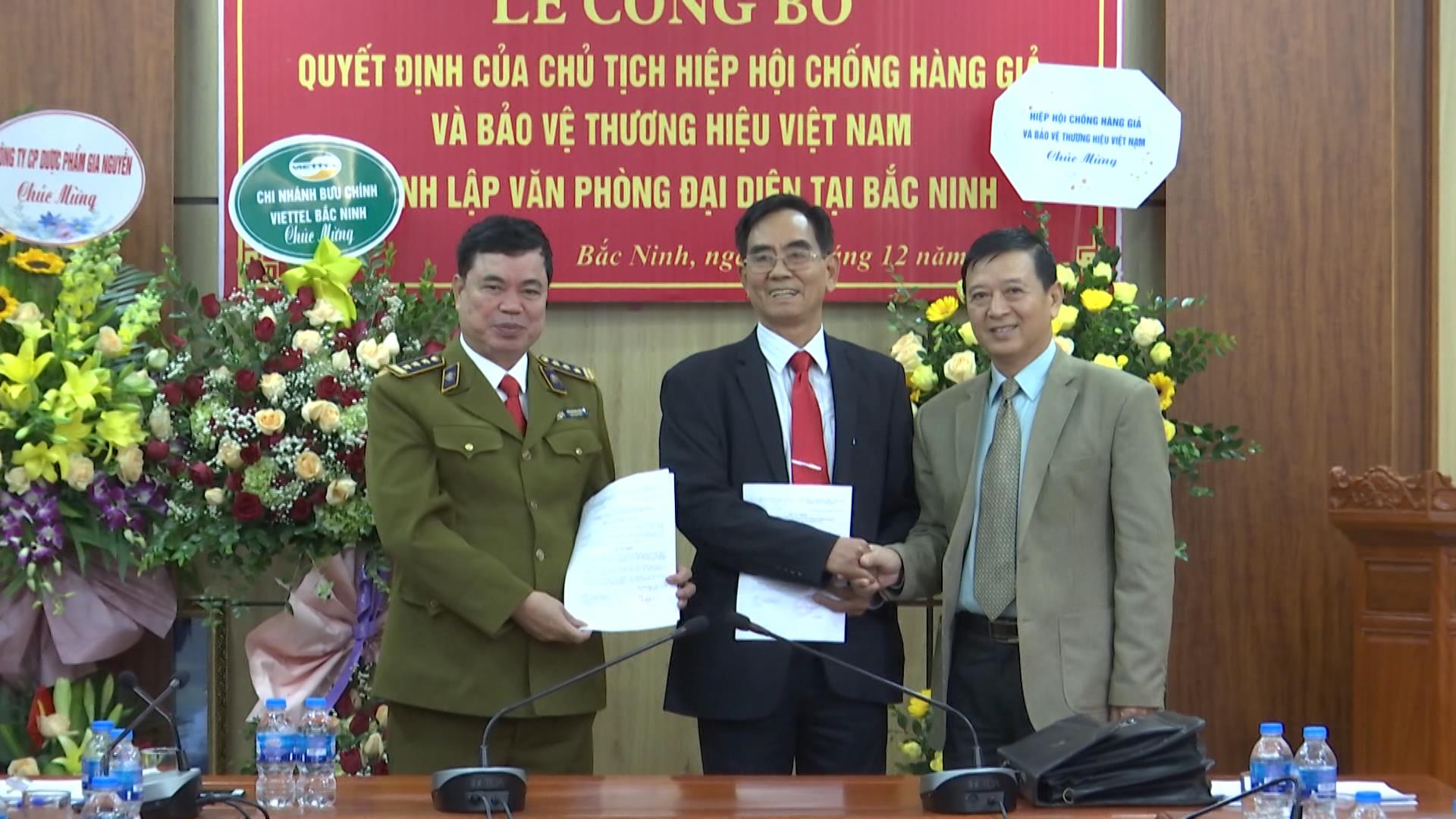 Thành lập Văn phòng đại diện  Hiệp hội Chống hàng giả và bảo vệ thương hiệu Việt tại Bắc Ninh