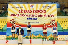 Bắc Ninh giành 9 Huy chương Cúp quốc gia vật cổ điển, vật tự do 2020