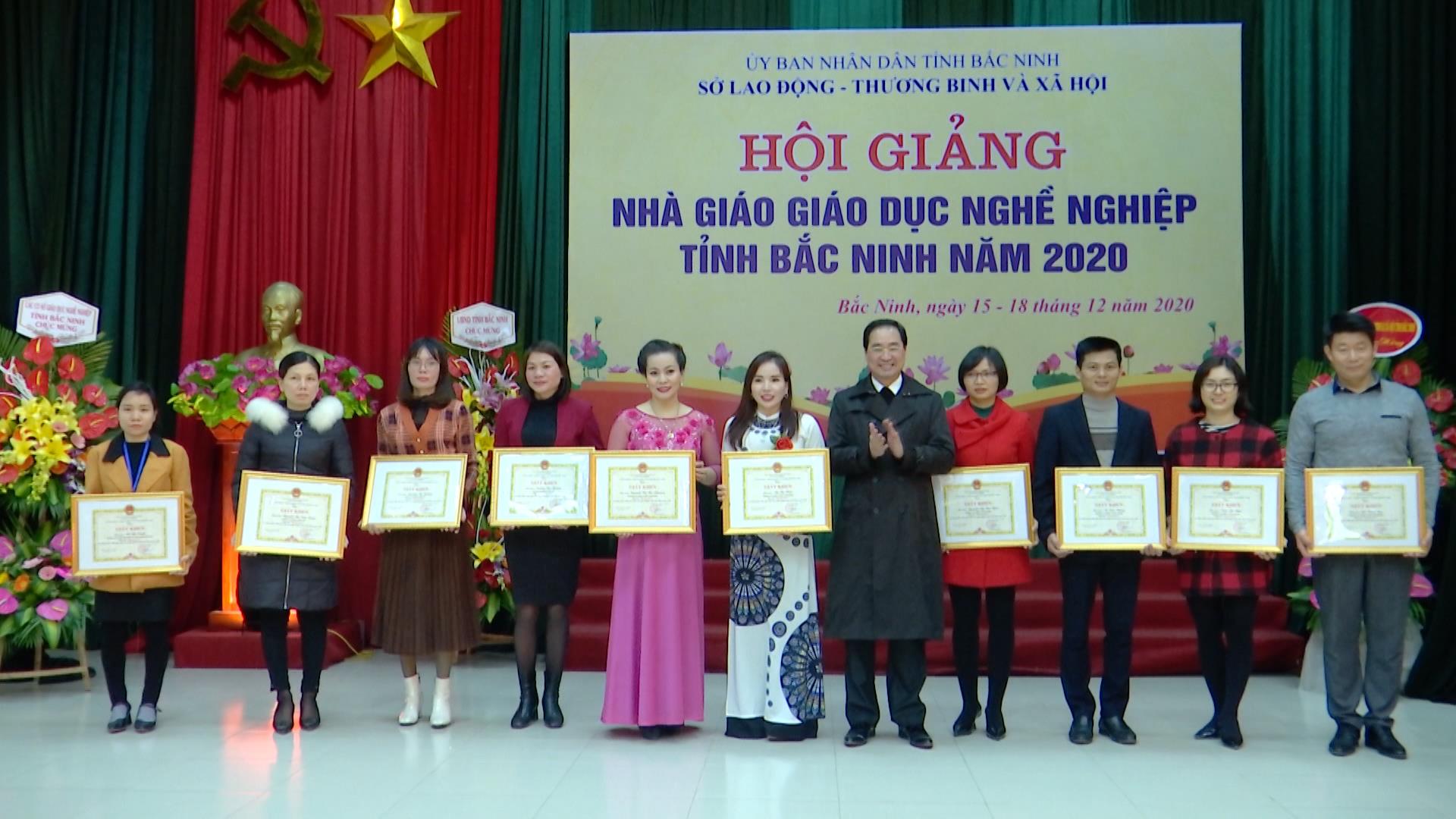 Bế mạc Hội giảng Nhà giáo Giáo dục nghề nghiệp tỉnh Bắc Ninh năm 2020