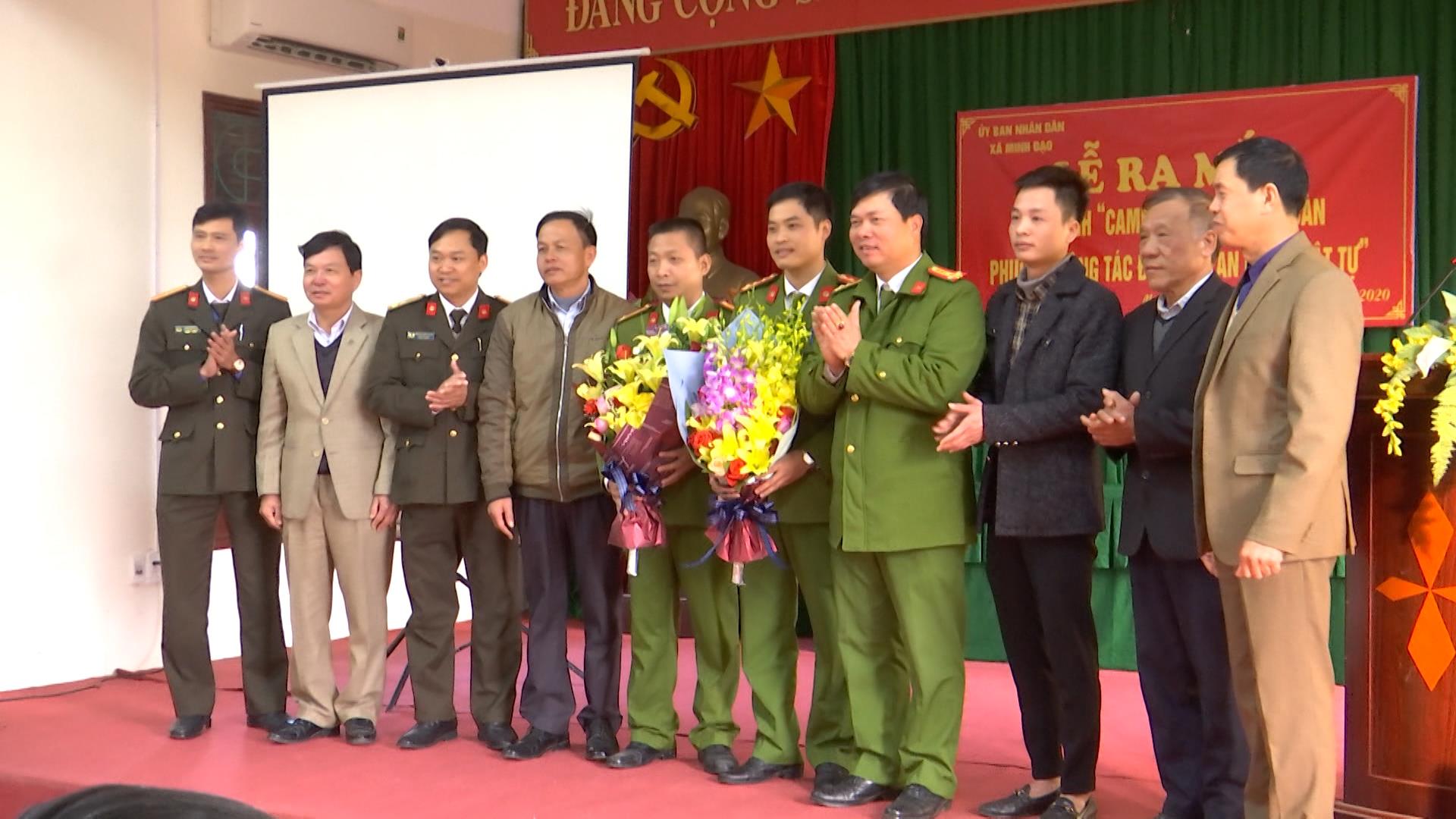 Ra mắt mô hình “Camera giám sát an ninh” xã Minh Đạo, huyện Tiên Du